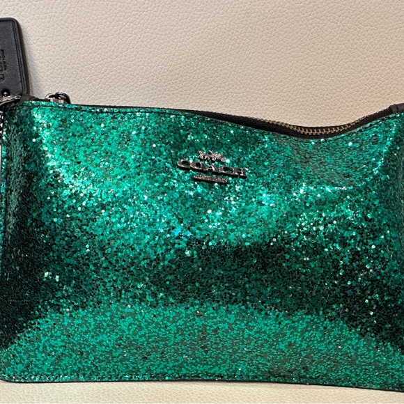 NWOT Coach Evergreen Glitter Collection Women's Clutch/Wristlet - Picture 2 of 4